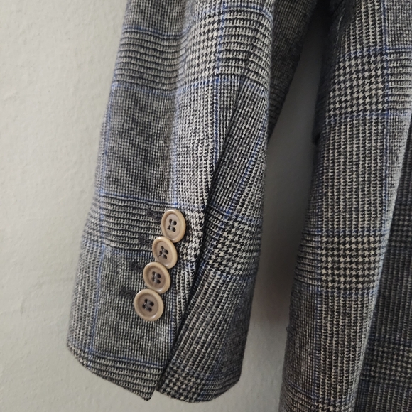 Alberto Aspesi Women’s Set Plaid Double-Breasted Blazer + Pants Sz US XL/ It 48 - Picture 16 of 16